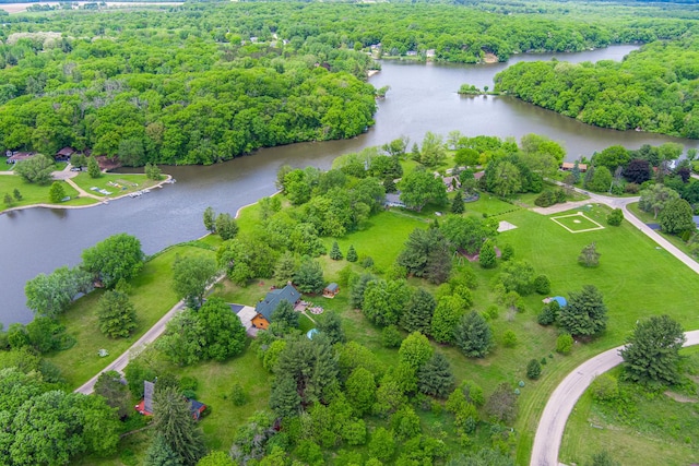 310 N Oak Ln, Dixon, IL 61021 - aerial view of a large body of water and a forest