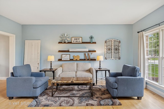651 Clover Dr, Algonquin, IL 60102 - living room with wood finished floors and baseboards