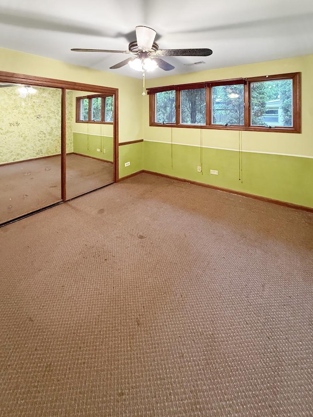 942 W Villa Dr, Des Plaines, IL 60016 - carpeted spare room with ceiling fan