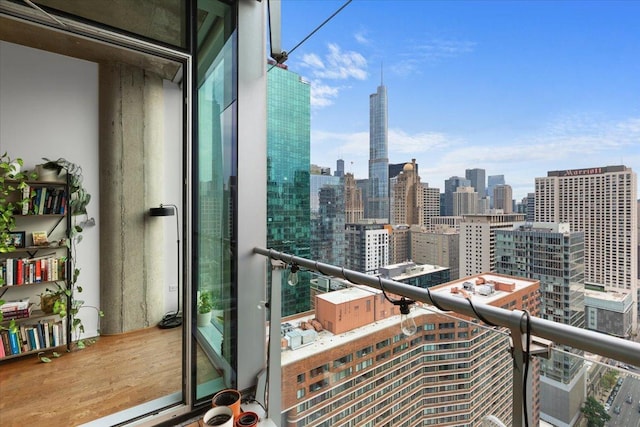 600 N Fairbanks Ct Unit 3306, Chicago, IL 60611 - balcony with a view of skyline