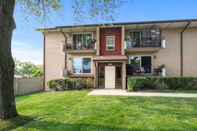 4739 W 105th St Unit 101, Oak Lawn, IL 60453 - multi unit property featuring a balcony and brick siding
