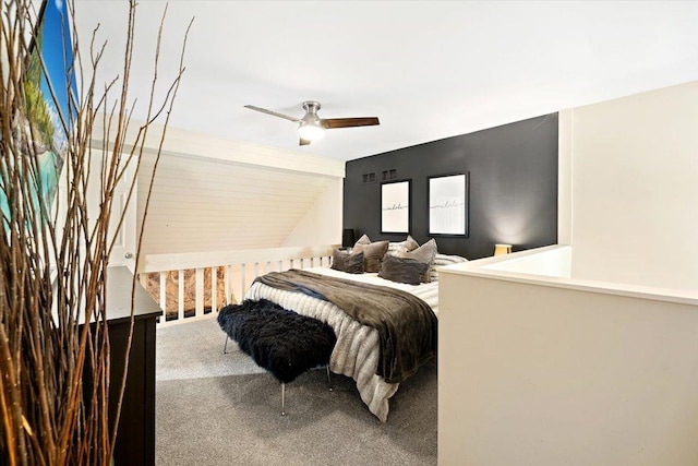 714 Shepard Ct, Gurnee, IL 60031 - carpeted bedroom featuring ceiling fan