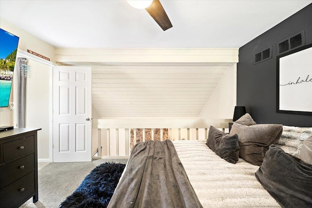 714 Shepard Ct, Gurnee, IL 60031 - carpeted bedroom featuring ceiling fan
