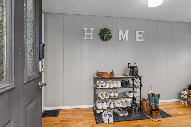 207 N E Ave, Ogden, IL 61859 - entrance foyer featuring wood finished floors and baseboards