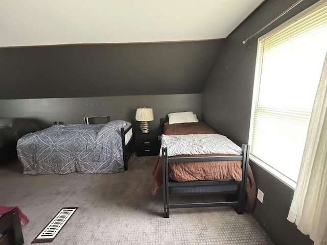 25 W Main St, Amboy, IL 61310 - carpeted bedroom featuring lofted ceiling