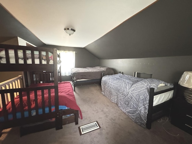 25 W Main St, Amboy, IL 61310 - carpeted bedroom with lofted ceiling