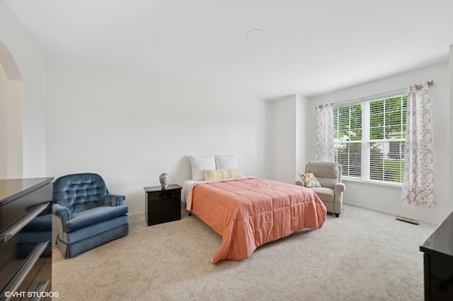 1736 Francis Dr, Pingree Grove, IL 60140 - bedroom featuring carpet floors, arched walkways, and baseboards