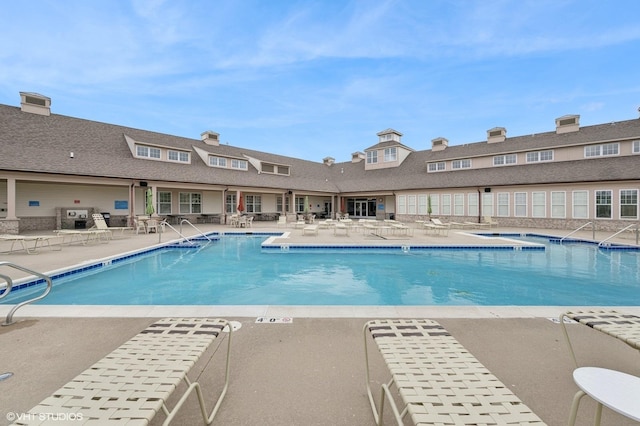 1736 Francis Dr, Pingree Grove, IL 60140 - community pool featuring a patio area