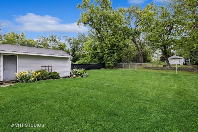 374 E Crystal Lake Ave, Crystal Lake, IL 60014 - view of yard with a garage