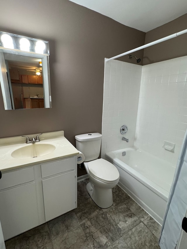 1900 Light Rd Unit 111, Oswego, IL 60543 - full bath with vanity, shower / bathtub combination, and toilet