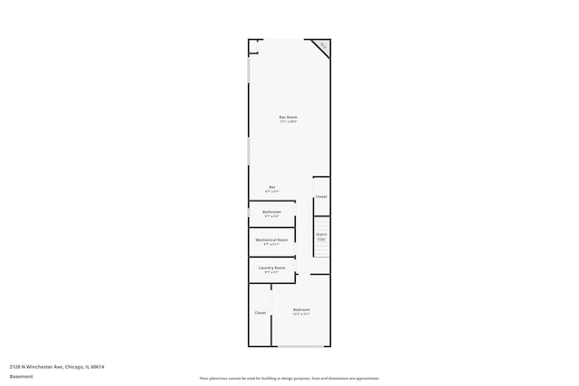 2128 N Winchester Ave, Chicago, IL 60614 - home floor plan