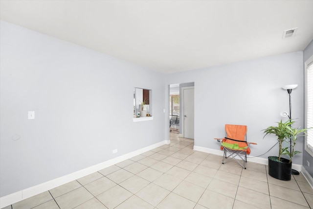 1026 Bothwell Ct, Bolingbrook, IL 60440 - sitting room featuring baseboards and light tile patterned floors