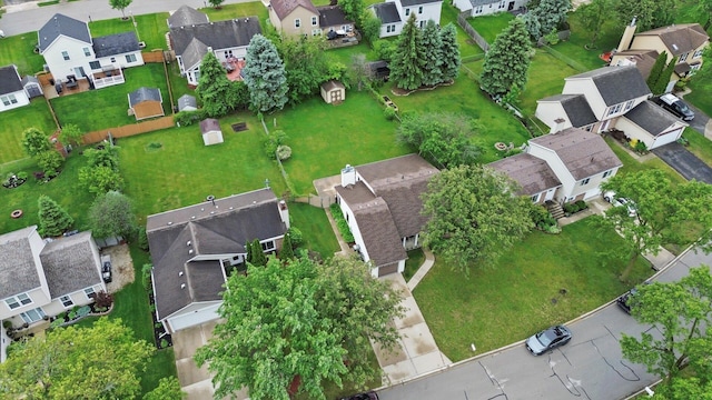 1026 Bothwell Ct, Bolingbrook, IL 60440 - aerial view of property and surrounding area with nearby suburban area