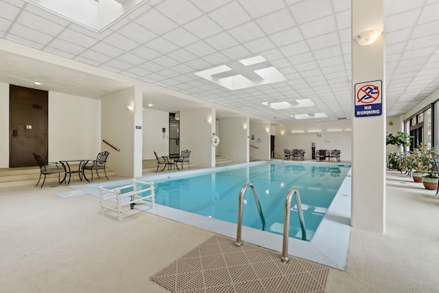 3200 N Lake Shore Dr Unit 2905, Chicago, IL 60657 - indoor pool featuring a skylight