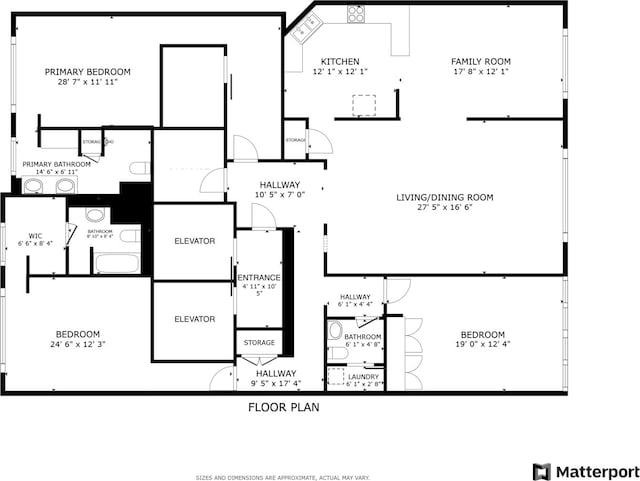 3200 N Lake Shore Dr Unit 2905, Chicago, IL 60657 - home floor plan