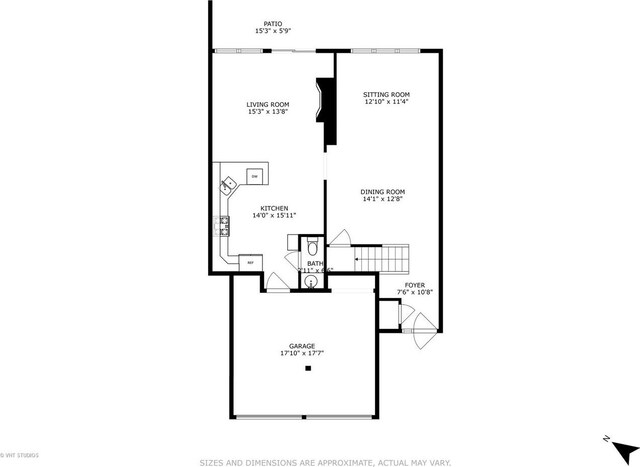 818 Kalamazoo Cir, Vernon Hills, IL 60061 - floor plan / room layout