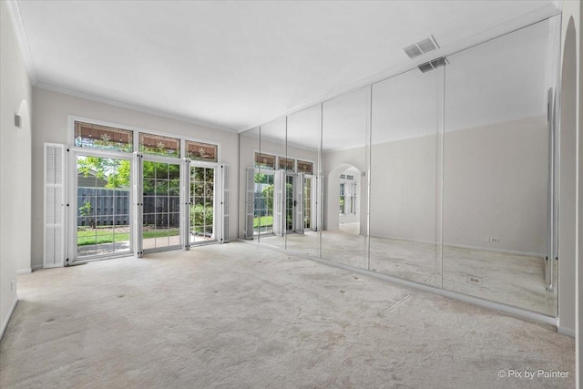 324 Torrington Dr, Bloomingdale, IL 60108 - unfurnished sunroom featuring arched walkways