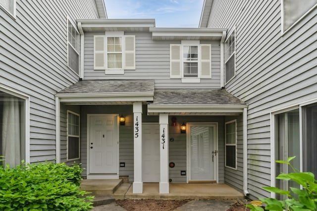 1431 Orleans Dr, Mundelein, IL 60060 - view of exterior entry with a high end roof