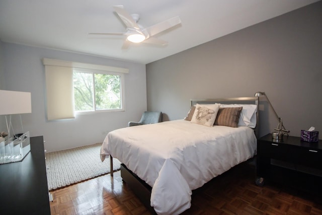 235 Marengo Ave Unit 3B, Forest Park, IL 60130 - bedroom with ceiling fan