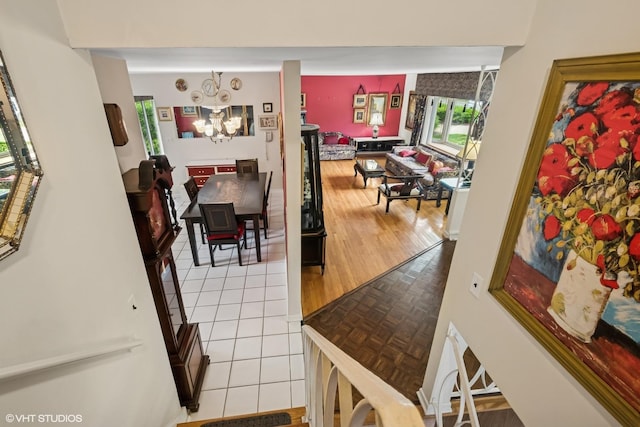 9047 Crawford Ave, Skokie, IL 60076 - interior space with a chandelier