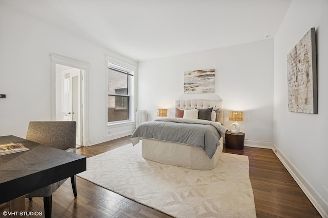 3120 N Sheridan Rd Unit A1, Chicago, IL 60657 - bedroom featuring baseboards and dark wood-type flooring