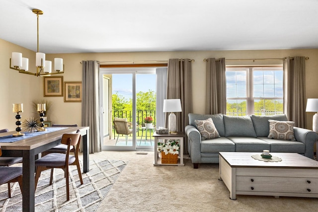 13750 S Bristlecone Dr Unit 408, Plainfield, IL 60544 - living area with plenty of natural light and light colored carpet