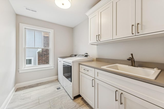 3828 Venard Rd, Downers Grove, IL 60515 - washroom featuring washing machine and clothes dryer and cabinet space
