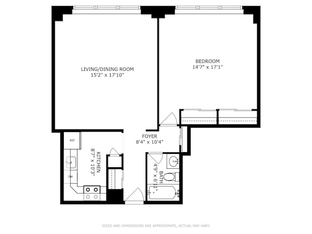 1550 N Lake Shore Dr Unit 7D, Chicago, IL 60610 - floor plan / room layout