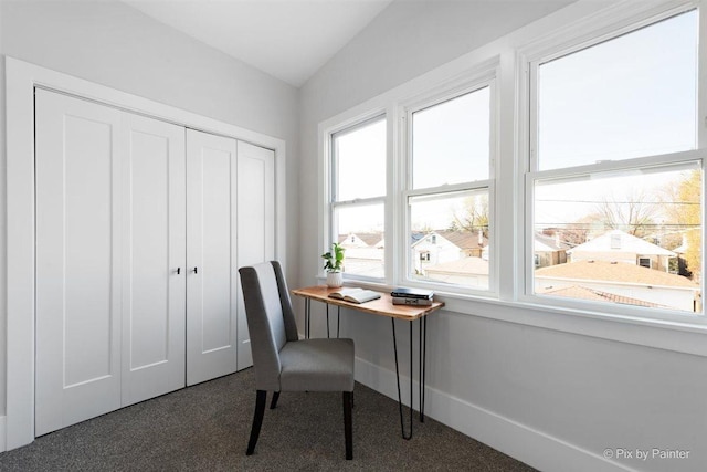4846 W Roscoe St, Chicago, IL 60641 - office space with carpet and lofted ceiling