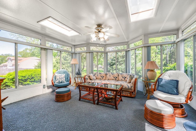 480 W Kennedy Rd, Braidwood, IL 60408 - sunroom featuring a skylight and healthy amount of natural light