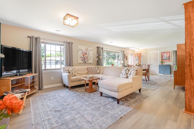 480 W Kennedy Rd, Braidwood, IL 60408 - living room featuring wood finished floors and baseboards