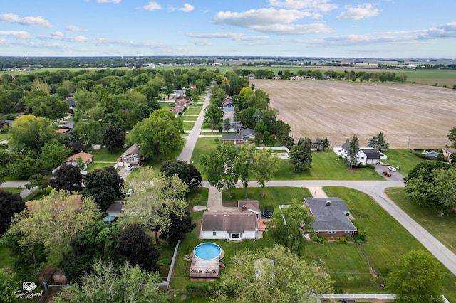 1245 W Lotus Ln, Kankakee, IL 60901 - aerial view of property and surrounding area with rural landscape