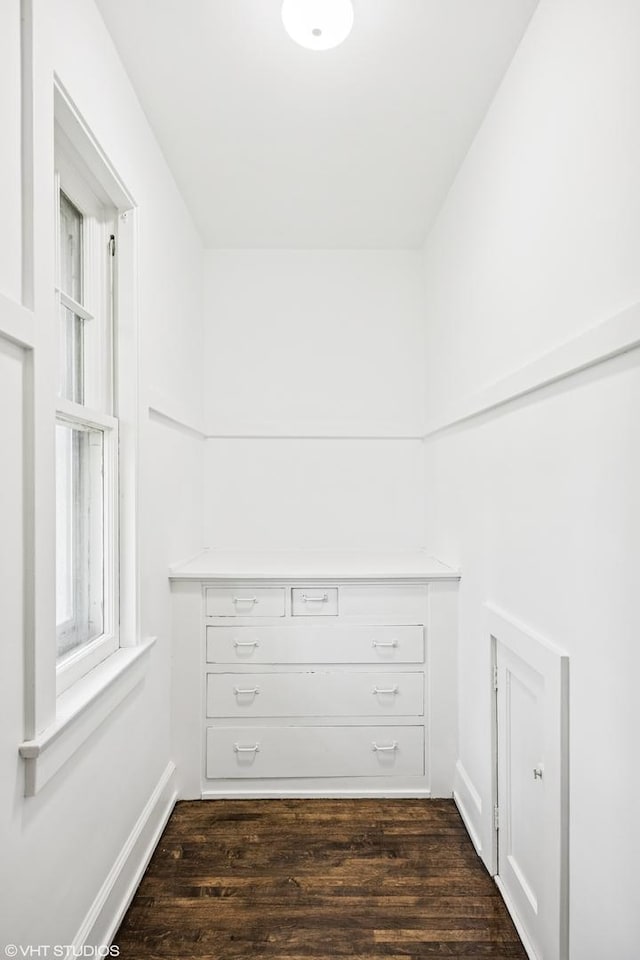 1310 Larkin Ave, Elgin, IL 60123 - spacious closet featuring dark wood-style floors