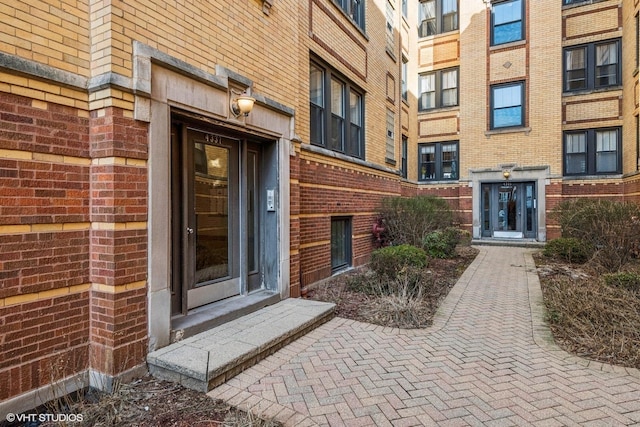 4337 N Troy St Unit 3W, Chicago, IL 60618 - doorway to property featuring brick siding