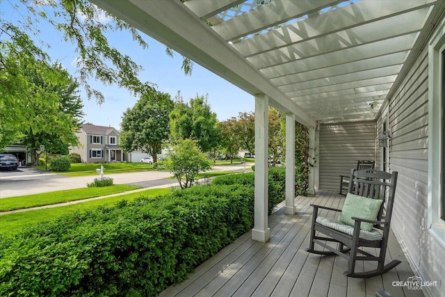 328 Persimmon Ln, Oswego, IL 60543 - porch with a pergola