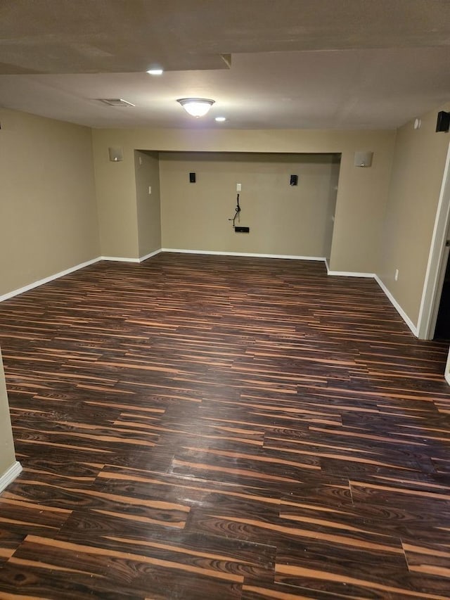 17506 Bernadine St, Lansing, IL 60438 - unfurnished room featuring dark wood finished floors and baseboards
