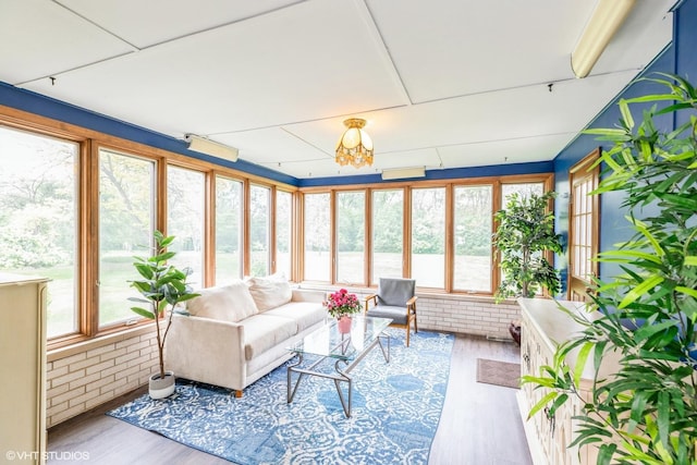 69 Graymoor Ln, Olympia Fields, IL 60461 - sunroom / solarium featuring wood finished floors