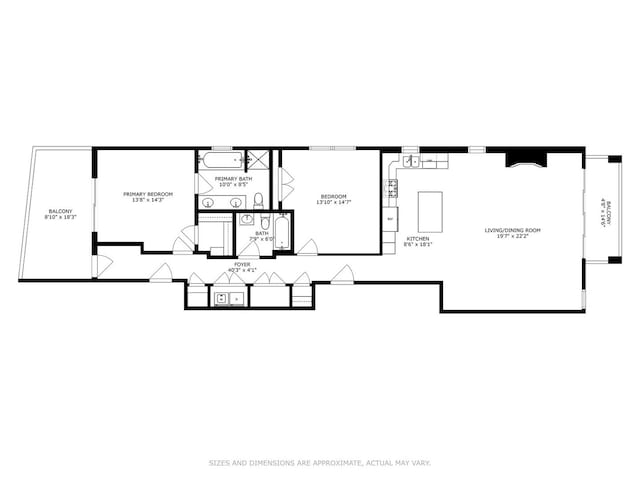 5051 N Clark St Unit 2S, Chicago, IL 60640 - view of home floor plan