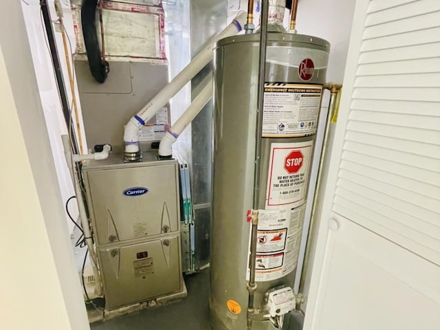 1426 N Central Park Ave, Chicago, IL 60651 - utilities featuring gas water heater and heating unit