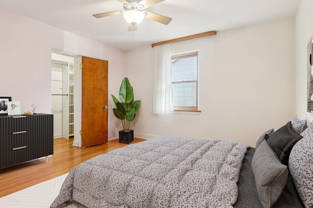 38 Northgate Rd, Riverside, IL 60546 - bedroom with light wood-type flooring and a ceiling fan