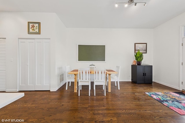 1615 N Oakley Ave Unit 2S, Chicago, IL 60647 - dining room featuring baseboards and wood finished floors