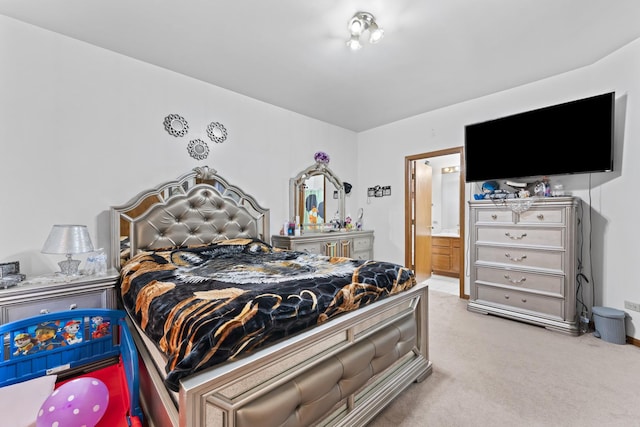 11036 Jodan Dr Unit 3D, Oak Lawn, IL 60453 - bedroom featuring carpet floors and connected bathroom