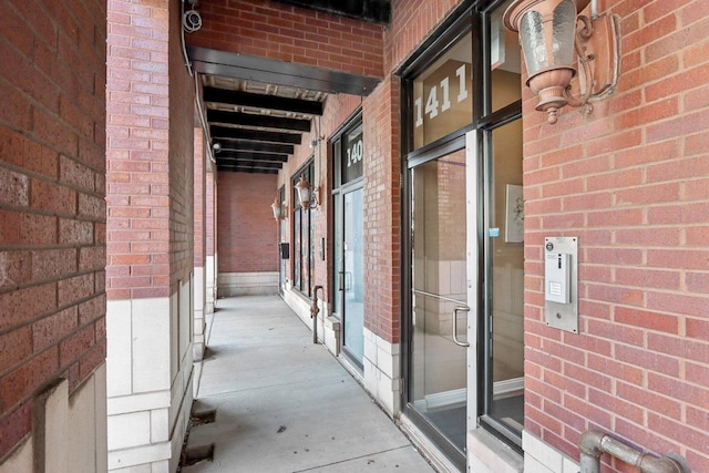 1411 W Chicago Ave Unit 2, Chicago, IL 60642 - view of exterior entry with brick siding