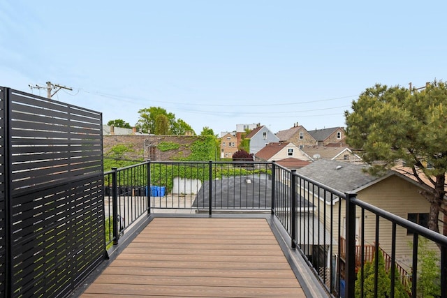 1830 W 18th St, Chicago, IL 60608 - wooden terrace with a residential view