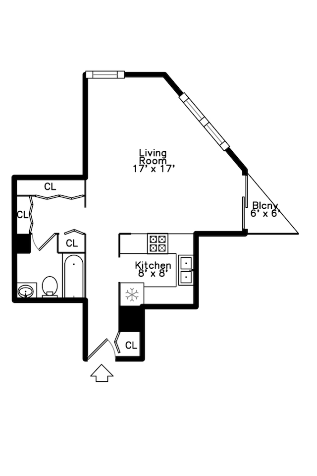 3660 N Lake Shore Dr Unit 2712, Chicago, IL 60613 - room layout