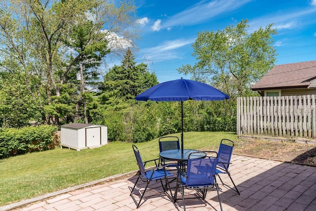 711 Parkside Dr, Rockford, IL 61108 - view of patio with outdoor dining area