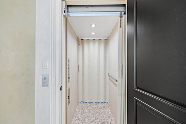 115 Carmela Ct, Bloomingdale, IL 60108 - hall featuring elevator and recessed lighting