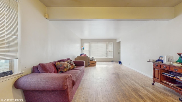 14301 S Halsted St, Riverdale, IL 60827 - living room featuring wood finished floors and baseboards