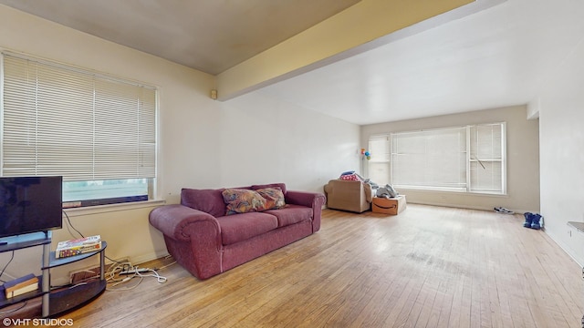14301 S Halsted St, Riverdale, IL 60827 - living area with hardwood / wood-style floors and baseboards