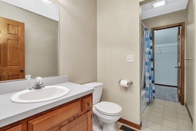 507 Cambridge Ln, Shorewood, IL 60404 - full bathroom with tile patterned floors, vanity, and shower / tub combo